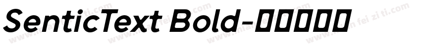 SenticText Bold字体转换